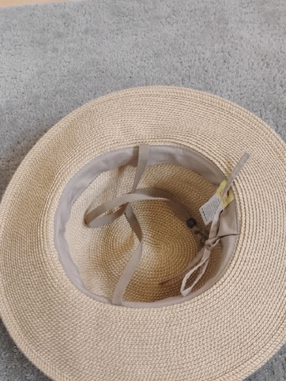 Solar Escape Straw Sun Hat - Beige One Size Fits All - Picture 4 of 7
